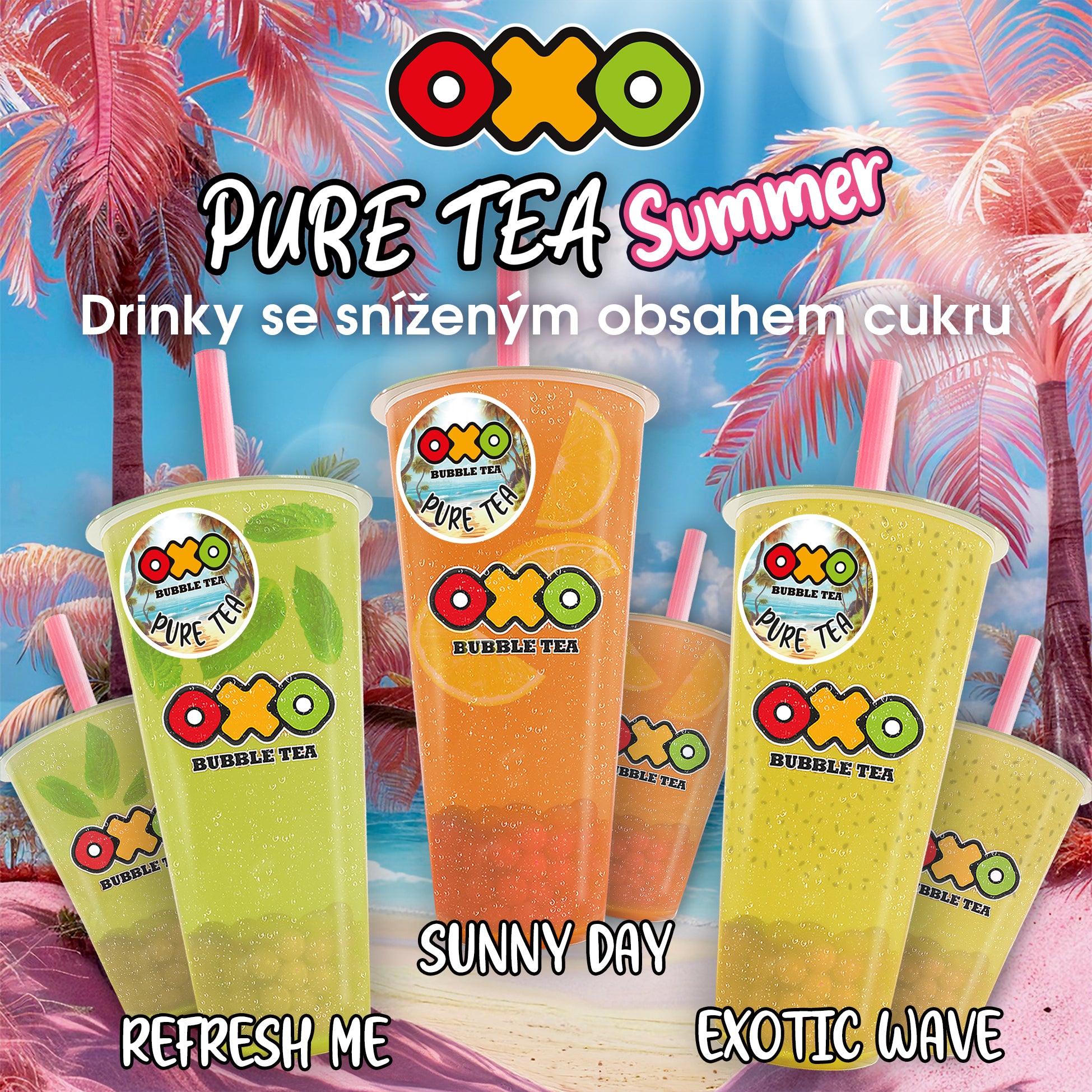 Pure Tea Summer jsou zpět a navíc si můžeš dát i menší velikost!