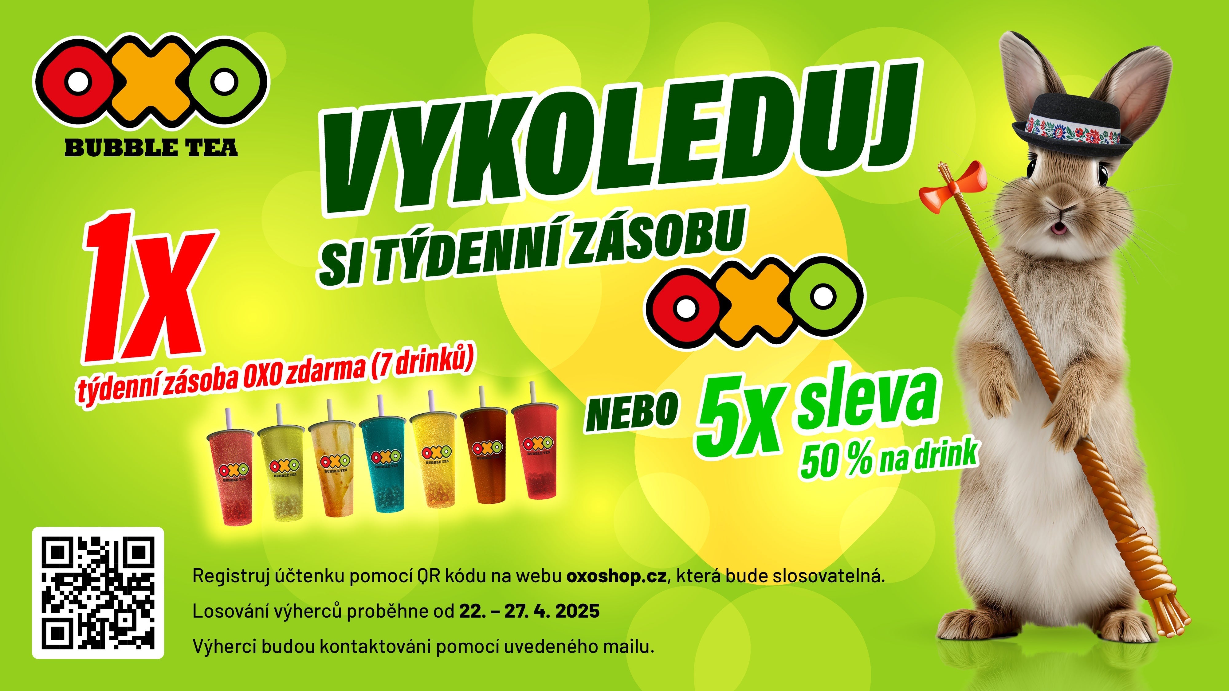 Výherci soutěže Vykoleduj si týdenní zásobu OXO! 🥚🐣