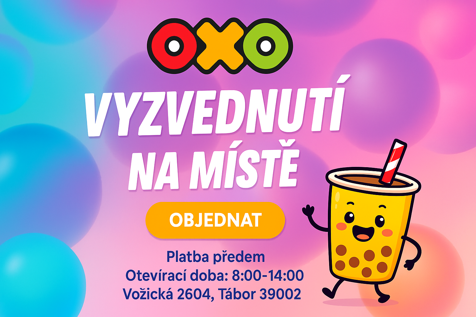 📦 Novinka: Osobní vyzvednutí ve skladu OXO